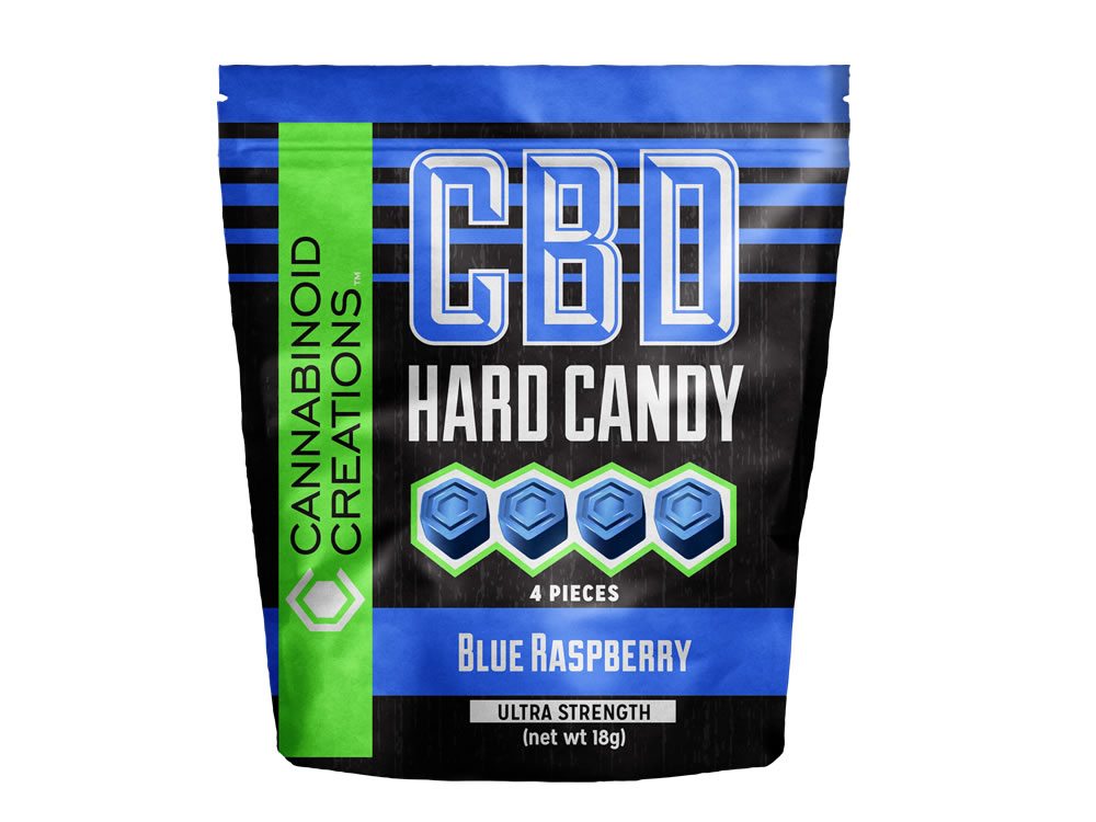 CBD Hard Candy - Blue Raspberry