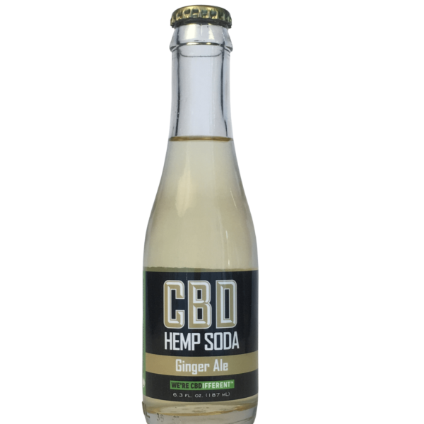 Hemp CBD Ginger Ale - Hemp Soda, CBD Pop